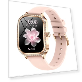 Silicone Strap with Rhinestones for Women's Watches — Bands, Tiktkkkk
