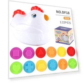 Smart Egg Geometric Fruit And Vegetable Digital Early Education Educational Toys — Interactive Learning Devices, Modern world22