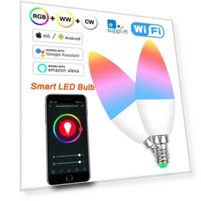 Smart LED Candle Bulb — LED, SaiMili Light