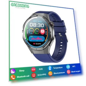 Smart Watch with ECG AMOLED Display — Smartwatches, SACOSDING