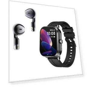 Smartwatch with Bluetooth Earbuds — Wearable Accessories, Tiktkkkk