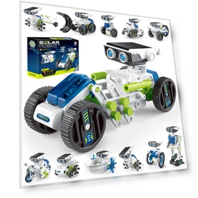Solar-Powered Wall-E Robot Kit — Solar Power, Happy Time For kids