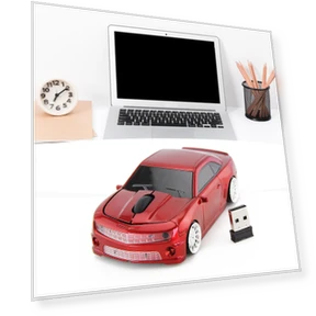 Sport Car Shaped Wireless Computer Mouse — Mouse Pads, DIYelecs
