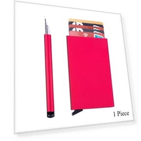 Thin Metal RFID Credit Card Holder — Travel Wallets, Fashionable bags