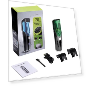 Wireless Men's Beard Trimmer — Nose & Ear Trimmers, Light makeup