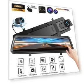 10 HD 1080P Car Dash Cam — Rearview Cameras for Cars, LIAESMART