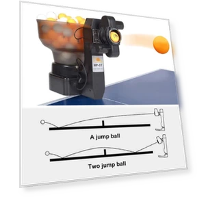 Automatic Ball Machine for Training Exercises — Tabletop Table Tennis, Ideal World