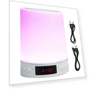 Bluetooth Speaker, Alarm Clock, Color Night Light — Alarms & Clocks, Electric1