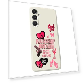 Case Pink Elements Pattern Printing Straight Edge TPU Phone Back Cover — Back Covers, Smartwatch 2025