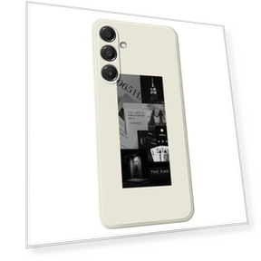 Case Stitching Photos Pattern Printing Straight Edge TPU Phone Back Cover — Bumpers, Smartwatch 2025
