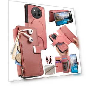 Detachable Magnetic Leather Flip Phone Cover — Smartwatch Protectors, Smartwatch 2025