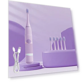 Electric Toothbrush with Cartoon Characters for Kids — Kids' Electric Toothbrushes, Light makeup