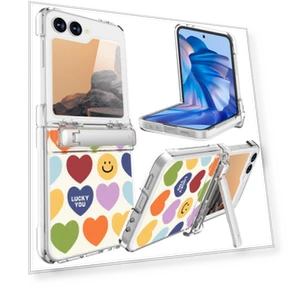 Hard PC Phone Case with Pattern and Stand — Flip Cases, Smartwatch 2025