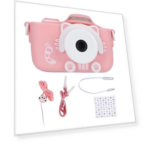 HD IPS Touchscreen Kids Digital Camera — Interactive Animal Companions, ZY-jieri