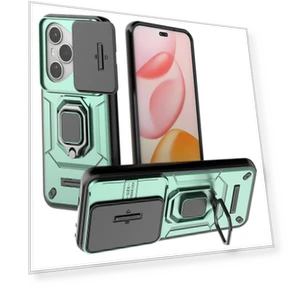 Kickstand Phone Protector with Lens Cover — Protective Cases, Smartwatch 2025