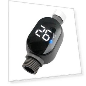 LED Display Bathroom Thermometer — Home Climate Control, YJMP