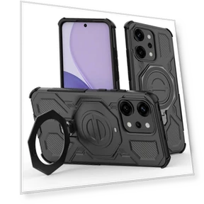 Magnetic Case with Rotating Metal Kickstand — Screen Protectors, Smartwatch 2025