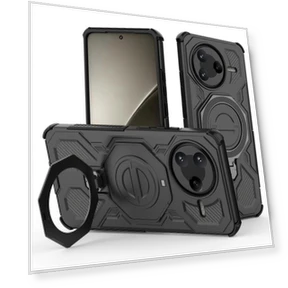 Magnetic Case with Rotating Metal Kickstand — Phone Accessories, Smartwatch 2025