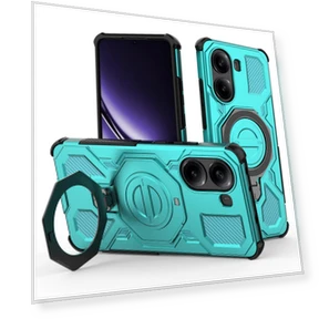 Magnetic Case with Rotating Metal Kickstand — Phone Accessories, Smartwatch 2025