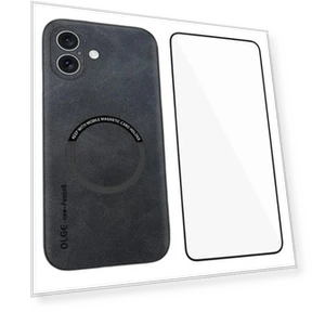 Magnetic Case with Tempered Glass Film — Phone Accessories, Smartwatch 2025