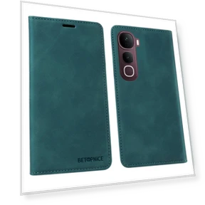 Magnetic Closure RFID Blocking Wallet Stand Leather Phone Cover — Smartwatch Protectors, Smartwatch 2025