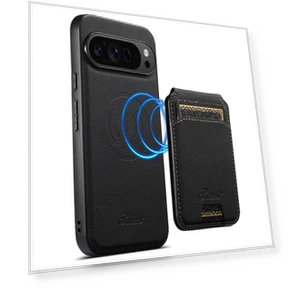 MagSafe Kickstand Phone Cover with Detachable Card Holder — Phone Accessories, Smartwatch 2025