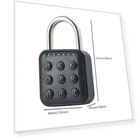 Smart Door Lock with Fingerprint Scanner — Biometric Security, Tool parts