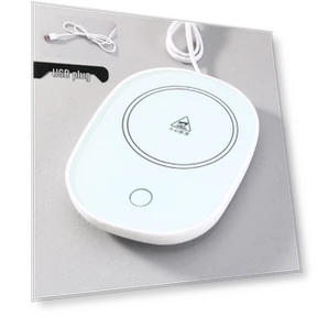 Smart USB Coaster with Gravity-Sensing Automatic Heating Pad — Beverage Warmers, the BAY