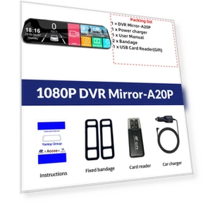 10-inch Touchscreen Car Dash Camera — Dashboard Cameras, E-ACE