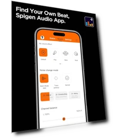 Active Noise Cancelling Headphones — Over-Ear Headphones, Spigen