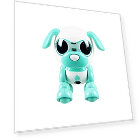 Electronic Smart Robot Dog — Interactive Animal Companions, Ice Beauty