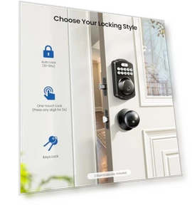 Keyless Entry Door Lock with Backlit Keypad — Keyless Entry, Veise