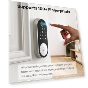 Keyless-Entry Fingerprint Deadbolt Smart Lock — Deadbolts, Sifely