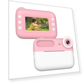 Kids Camera with Thermal Print — Plug & Play Games, Optimized General