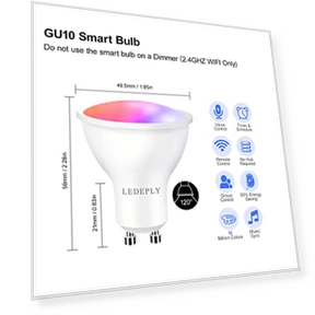 Smart Spot Light Bulb — LED, LEDEPLY