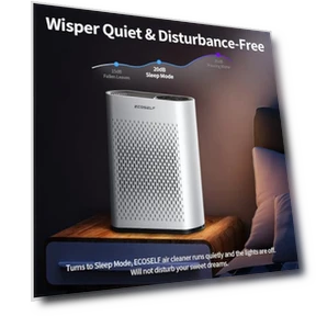 Smart WiFi Air Purifier — Activated Carbon Air Purifiers, ECOSELF