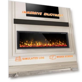 Wide-Screen Electric Fireplace Inserts — Electric Heating Solutions, Tornivk