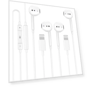 Wired Headphones for iPhone — In-Ear Headphones, CREHAO