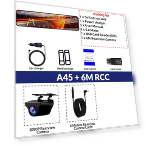 12-inch IPS Touch Screen Car DVR — Rearview Cameras for Cars, E-ACE