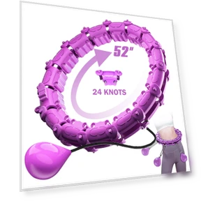 Adjustable Smart Fitness Hoop — Fitness & Activity Monitors, Two light chasing boys