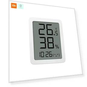 E-ink Display Large Digital Thermometer Hygrometer — Home Climate Control, Xiaomi