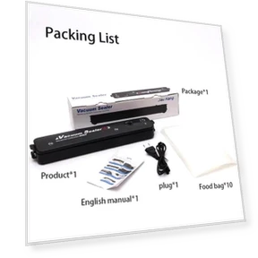 Electric Vacuum Sealer Machine — Vacuum Bags, Crowner