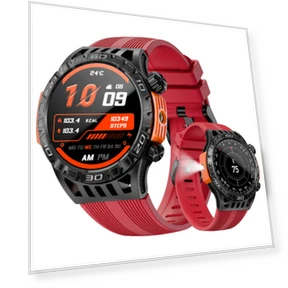 Smartwatch with Dual Flashlight — Smartwatches, LOKMAT