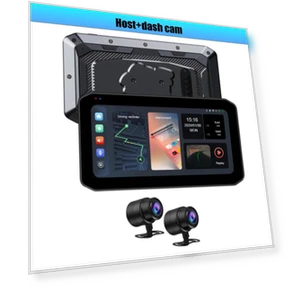 6.25" Touchscreen Motorcycle Dual Camera Wireless CarPlay Android Auto Bluetooth Motor DVR GPS Navigation Front Rear... — Navigation & GPS Accessories, Simplistic Living Home