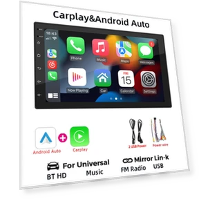 7-Inch Car Multimedia Stereo Player — Stereo Receivers, Auto Launcher