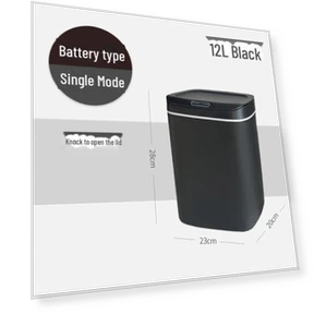 Automatic Touch Sensor Trash Bin — Kitchen Cans, StrideBox