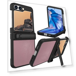 Flip Stand Case with Litchi Texture — Screen Protectors, Smartwatch 2025