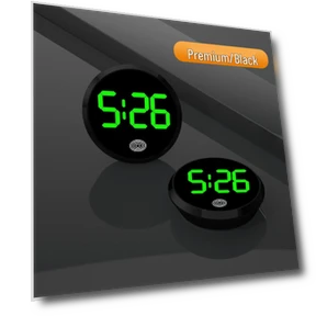 Elegant Glowing Electronic Car Dashboard Clock — Clock, the BAY