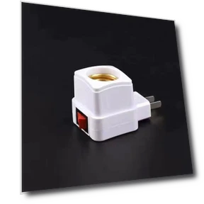 Energy-saving spiral bulb with switchable socket — Light Sockets, AI Supermarket