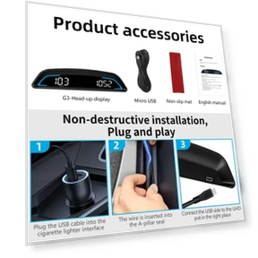 Head Up Display OBD2 GPS Smart Car HUD — Car Accessories & Gadgets, ZoomSpark